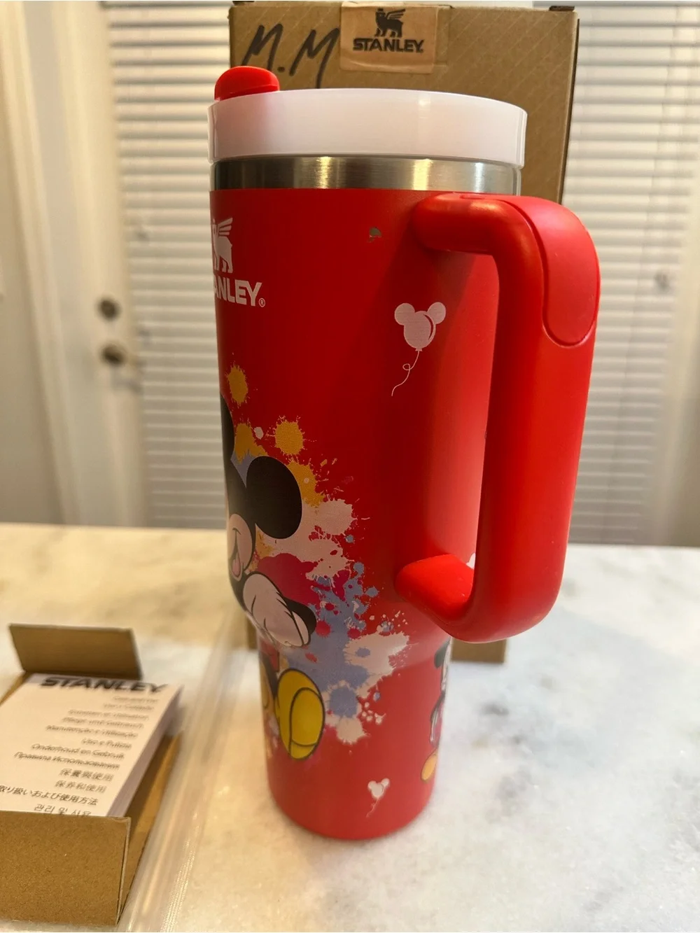 Stanley Disney Mickey Mouse Red 40oz Quencher H20 Tumbler - Picture 2 of 14